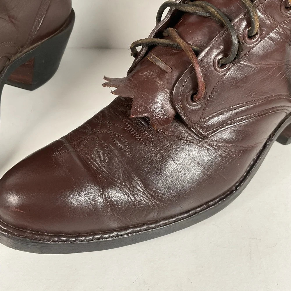 Custom Kiltie Packer Boots | Dark Brown | Men’s 9 D